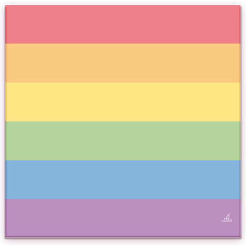 Set of 20 Napkins with the LGBT+ Colors