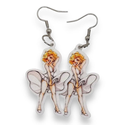 Kinky Pleasure - T105 - Earrings - Marilyn Monroe