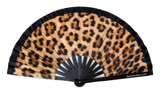 Leopard print XL Fan
