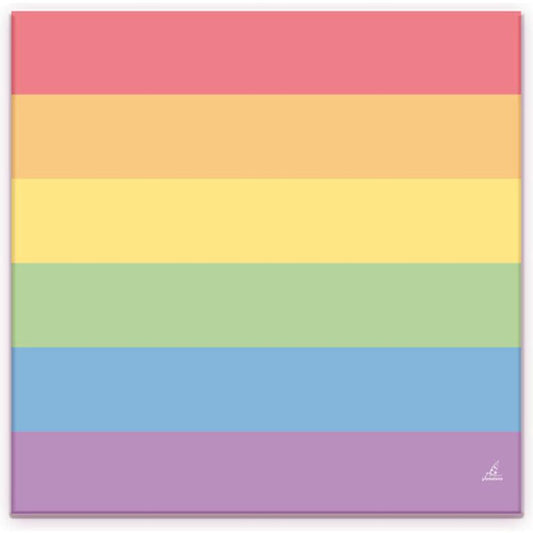 Set of 20 Napkins with the LGBT+ Colors