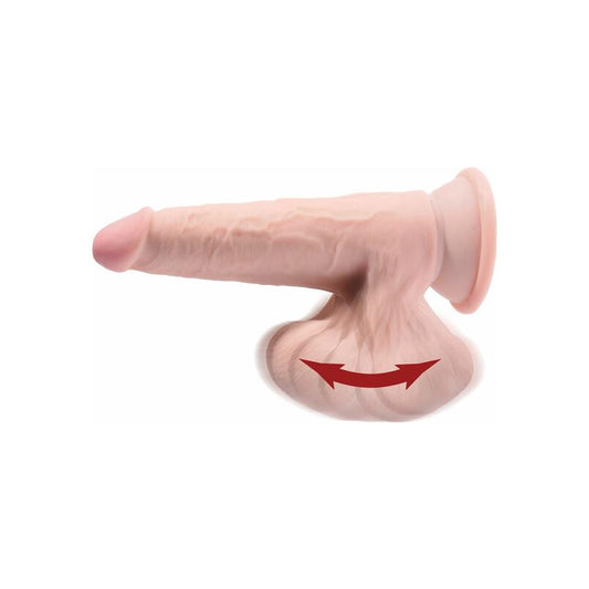 Triple Density Dildo Swinging Balls 7